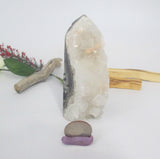 Clear Quartz Druzy Tower