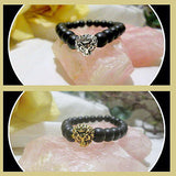 Black Agate Lion Bracelet