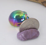 Titanium Flame Aura Skull