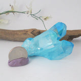 Blue Aura Quartz Cluster