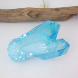 Blue Aura Quartz Cluster