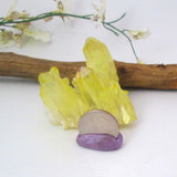 Yellow Aura Quartz Cluster