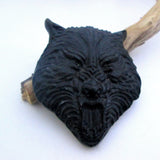 Black Obsidian Wolf Totem