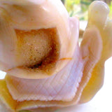 Agate Snail with Druzy