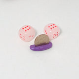 Pink Calcite Dice