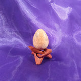 Peach Moonstone  Egg