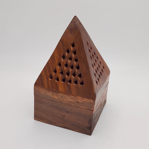 Wooden Temple Cone/Charcoal Burner