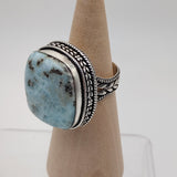 Larimar Sterling Silver Ring