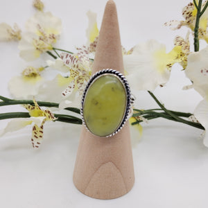 Yellow Agate Sterling Silver