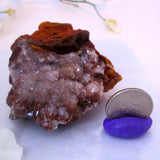 Love & Compassion" Chabazite on Goethite