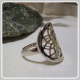 Seed of Life Sterling Silver Ring