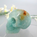 Caribbean Blue Calcite Skull
