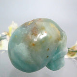 Caribbean Blue Calcite Skull