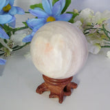Pink Thousand Layer Sphere & Stand