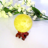 Lemon Calcite Spheres