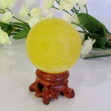 Lemon Calcite Spheres
