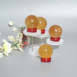 Honey Calcite Sphere