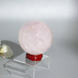 Rose Quartz Sphere & Stand