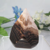 Chocolate Calcite Pyramid