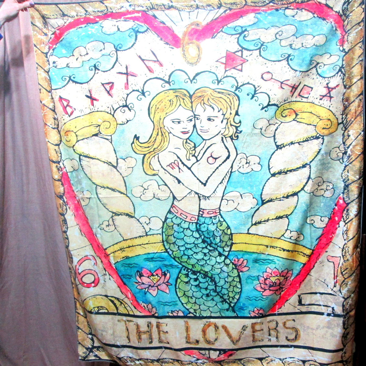 Lovers discount wall tapestry