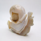 Agate Snail with Druzy