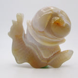 Agate Snail with Druzy