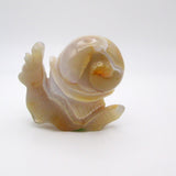 Agate Snail with Druzy
