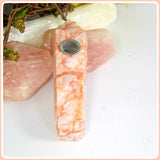 Red Vein Jasper Pipe