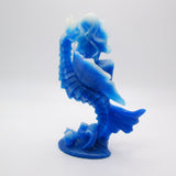 Luminous Stone Blue Mermaid & Seahorse