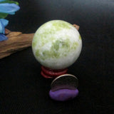 Serpentine Sphere & Stand