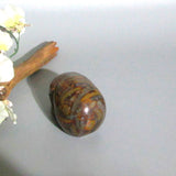 Bamboo Leaf Jasper Skull