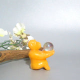 Yellow Jade Mystical Monkey