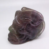 Fluorite Skull & Snakes
