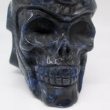 Sodalite Spartan Skull