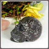 Plum Blossom Jade Skull