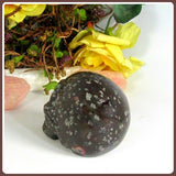 Plum Blossom Jade Skull