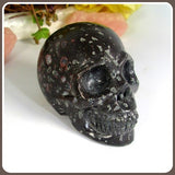 Plum Blossom Jade Skull
