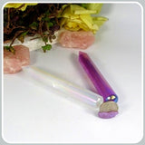 Aura Selenite Wand