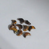 Tigers Eye Crescent Moon