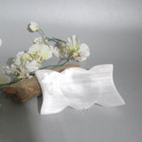 Selenite Triple Moon  Dish