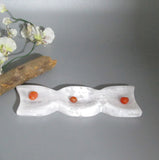 Selenite Triple Moon  Dish