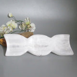 Selenite Triple Moon  Dish