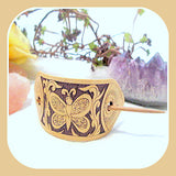 Transformation Butterfly Bamboo Bamboo Hair Clip