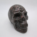 Plum Blossom Jade Skull