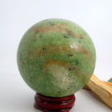Green Opal Sphere & Stand