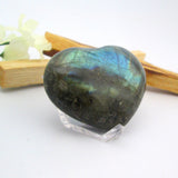 Transformational Labradorite Heart