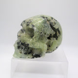 Prehnite Skull