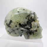 Prehnite Skull