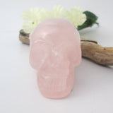 Rose Quartz Skull