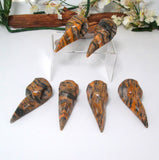 Tiger Iron Jasper Raven Head
